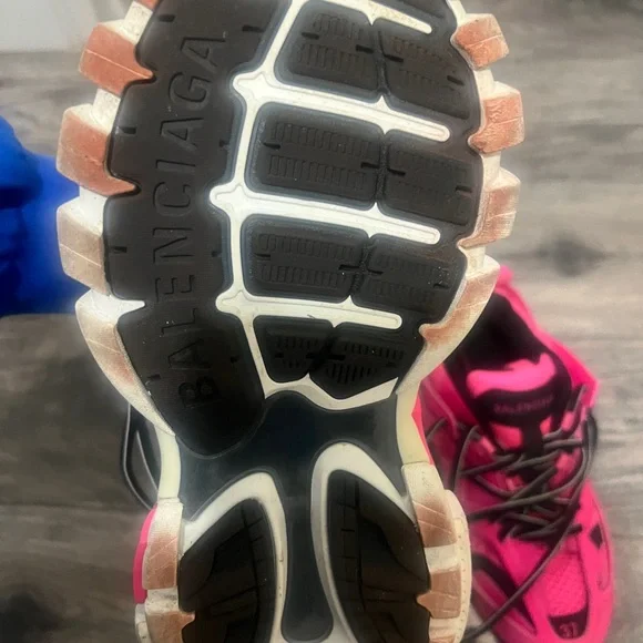 Balenciaga Hot Pink Women's Track Sneakers